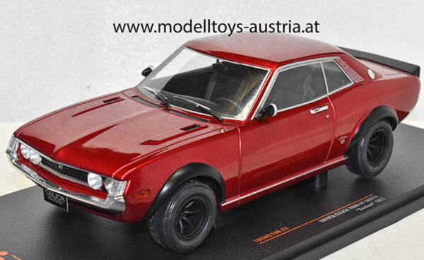 Toyota Celica 2000 GT RA21 1977 CUSTOM rot metallik 1:18