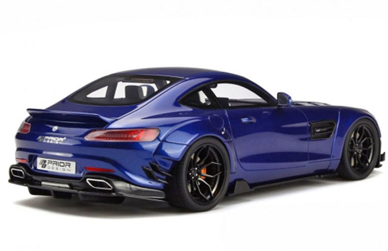 Mercedes Benz AMG GT modified by Prior Design Brilliant blau metallick 1:18