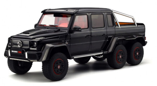Mercedes Benz W463 G Klasse Brabus 700 6x6 Obsidian schwarz metallik 1:18