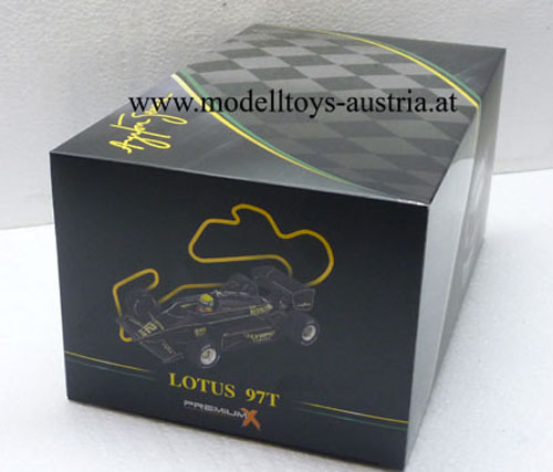 Lotus 97T Renault 1985 Ayrton SENNA Portugal GP Sieger 1:18 Premium X