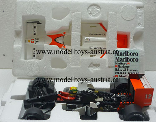 McLaren MP4/4 Honda 1988 WELTMEISTER Ayrton SENNA Sieger Japan GP Suzuka 1:18
