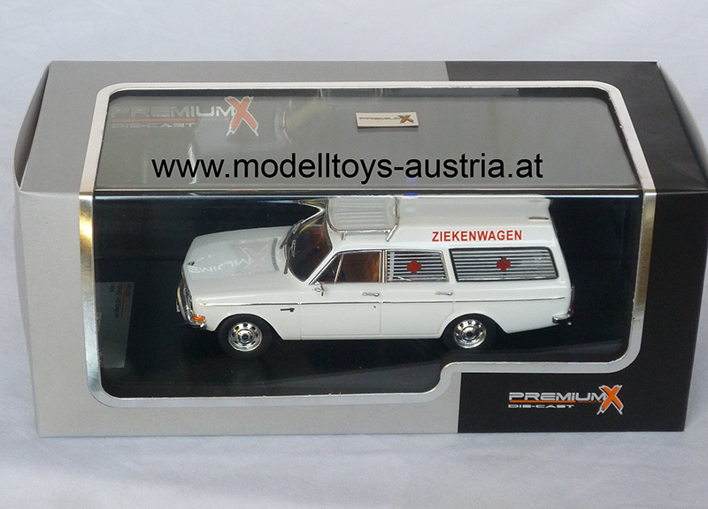 Volvo 145 Kombi Break Express 1969 KRANKENWAGEN weiss 1:43