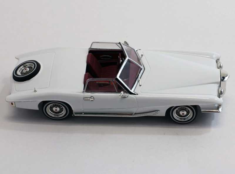 Stutz Blackhawk Cabrio 1971 weiss 1:43