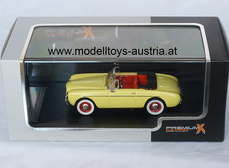 Volvo P1900 Sport Cabrio 1955 hell gelb 1:43