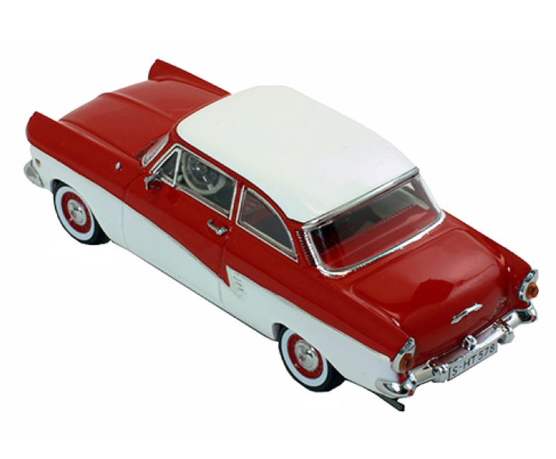 Ford Taunus P3 Limousine 17M 1957 rot / weiss 1:43