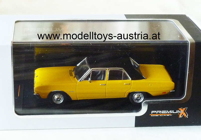 Dodge Dart Limousine Gran Sedan 1976 gelb / Dach schwarz 1:43