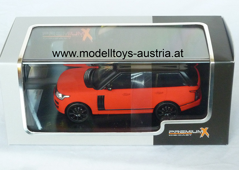 Range Rover 4x4 SUV 2013 matt rot 1:43