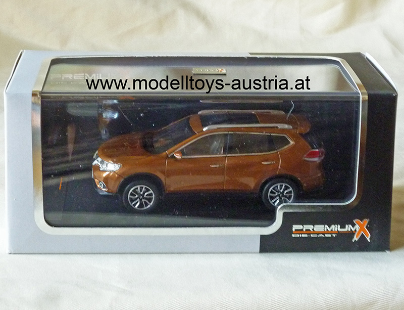 Nissan X-Trail T32 SUV 4x4 2014 dunkelbraun metallik 1:43