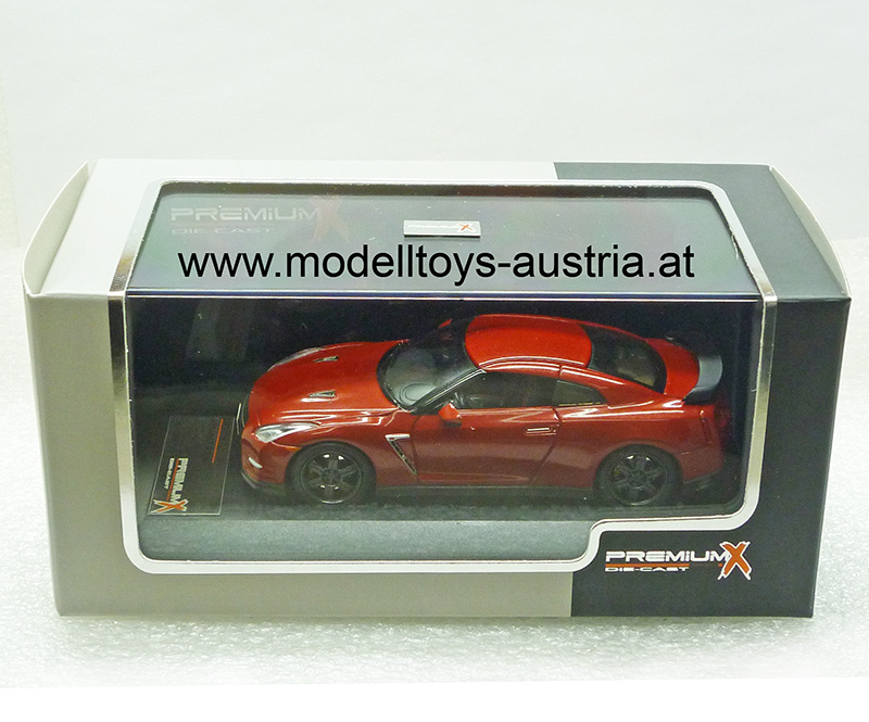 Nissan Skyline R35 GT-R Sportcoupe Black edition rot metallik 1:43