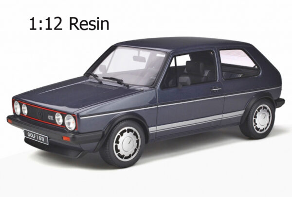 VW Golf I GTI 1800 Plus PIRELLI 1983 Helios blau metallik 1:12