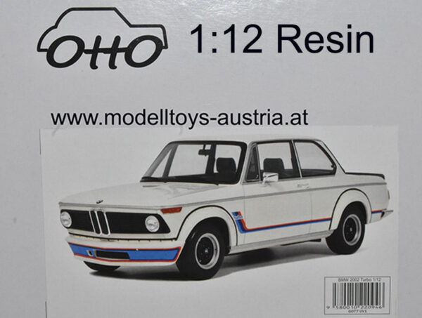 BMW 2002 E20 2002 Turbo 1974 weiss 1:12
