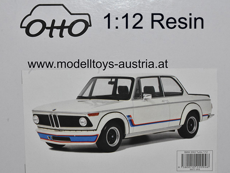 BMW 2002 E20 2002 Turbo 1974 weiss 1:12