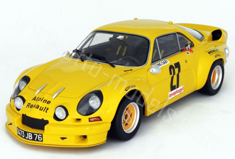 Renault Alpine A 110 A110 1800S 1976 Gruppe 5 Bruno SABY 1:18
