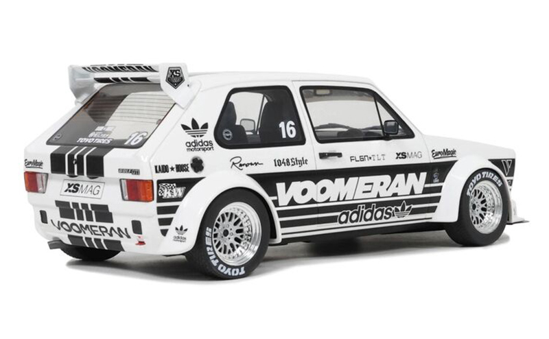 VW Golf I Golf 1 Limousine GTI VOOMERAN adidas weiss 1:18
