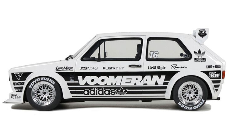 VW Golf I Golf 1 Limousine GTI VOOMERAN adidas weiss 1:18