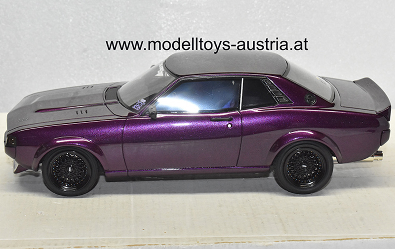 Toyota Celica TA22 RA24 Restomod Coupe violett 1:18