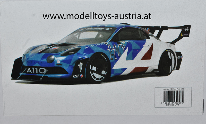 Renault Alpine A110 2023 Pikes Peak 1:18