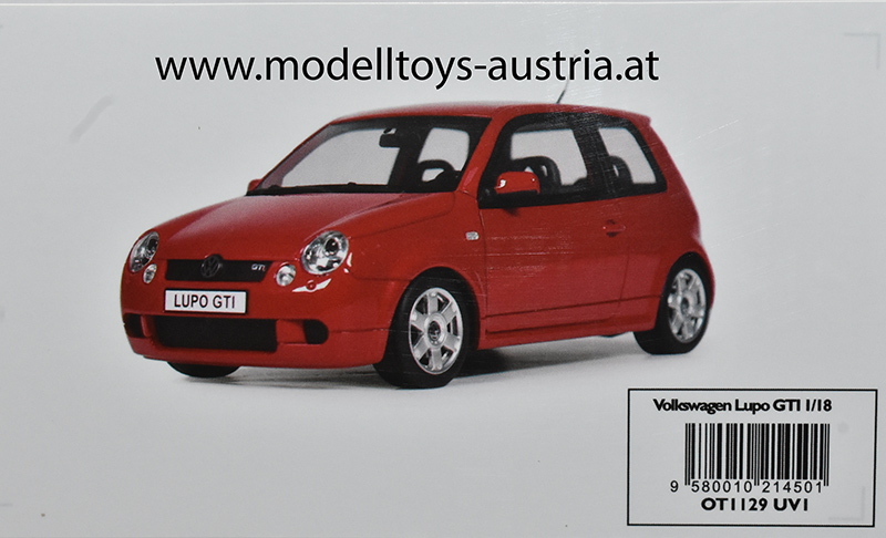 VW Lupo GTI 2001 rot 1:18