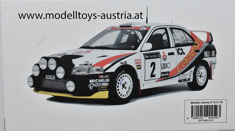 Mitsubishi Carisma GT Gr.A 1989 Rally RAC Richard BURNS / Robert REID 1:18