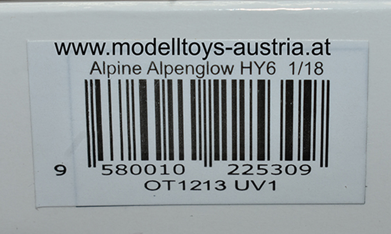 Alpine Alpenglow HY6 Specular 2024 blue 1:18 - Image 11