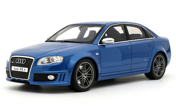Audi A4 B7 Limousine RS4 Quattro 2007 blau 1:18