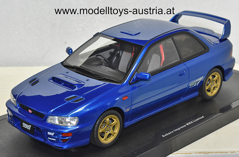 Subaru Impreza WRX R STI 1999 blue 1:18 - Image 2