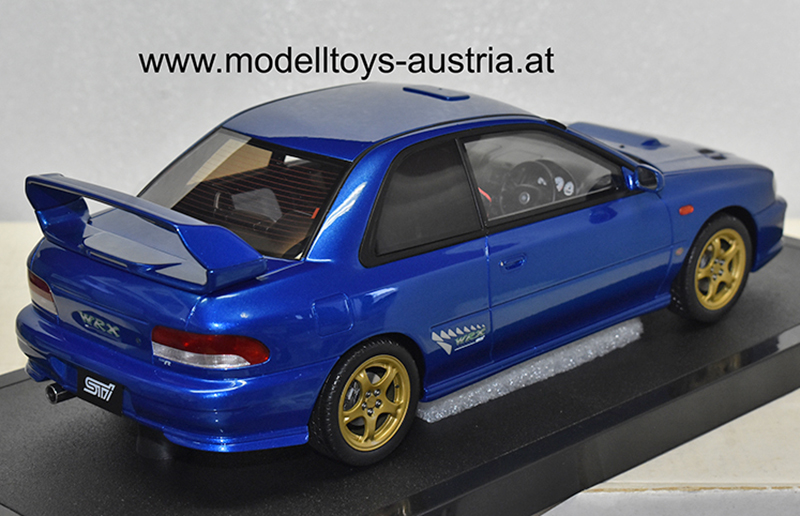 Subaru Impreza WRX R STI 1999 blue 1:18 - Image 5