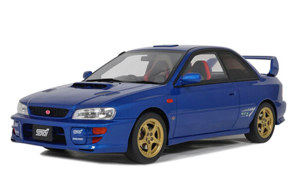 Subaru Impreza WRX R STI 1999 blau 1:18