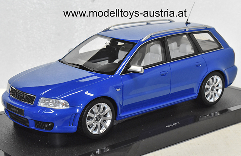 Audi A4 B5 Avant Kombi RS4 2000 blue 1:18