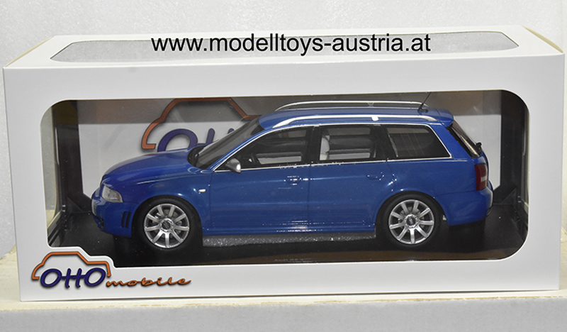 Audi A4 B5 Avant Kombi RS4 2000 blue 1:18 - Image 5