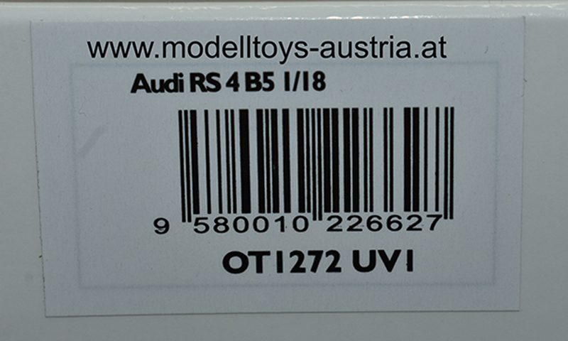 Audi A4 B5 Avant Kombi RS4 2000 blue 1:18 - Image 7