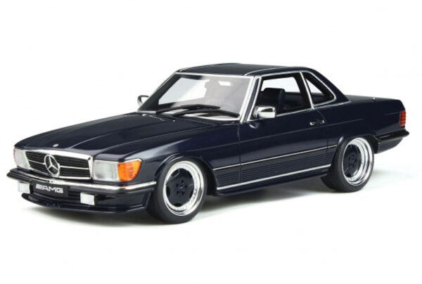 Mercedes Benz R107 Hard Top 560 SL AMG 1979 Midnight blau 1:18