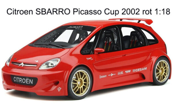 Citroen SBARRO Picasso Cup 2002 rot 1:18