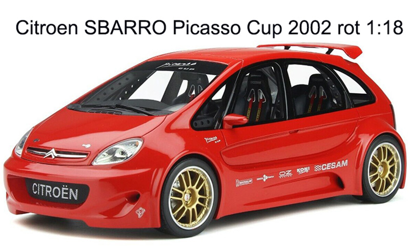 Citroen SBARRO Picasso Cup 2002 rot 1:18