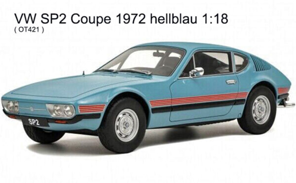 VW SP2 Coupe Brasilien 1972 hellblau 1:18