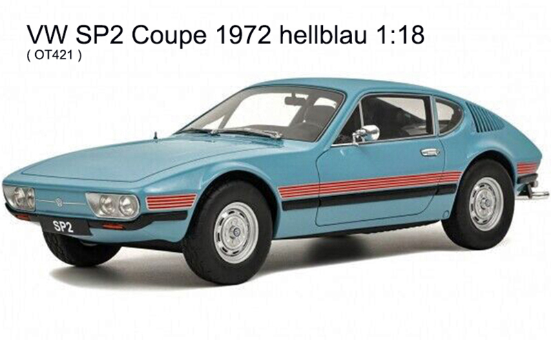 VW SP2 Coupe Brasilien 1972 hellblau 1:18
