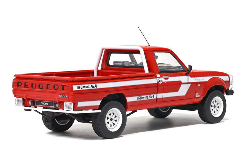 Peugeot 504 Pick-Up 4x4 Dangel 1993 rot 1:18