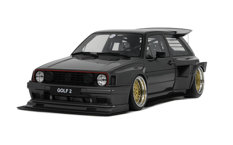 VW Golf II Golf 2 GTi Khyzyl Saleem grau metallik 1:18