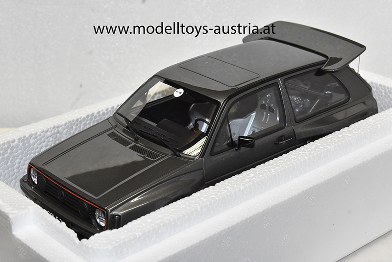VW Golf II Golf 2 GTi Khyzyl Saleem grau metallik 1:18