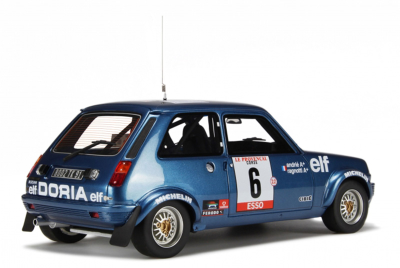 Renault 5 R5 Alpina 1979 Rally Tour de Corse Gr. 2 RAGNOTTI / ANDRIE 1:18
