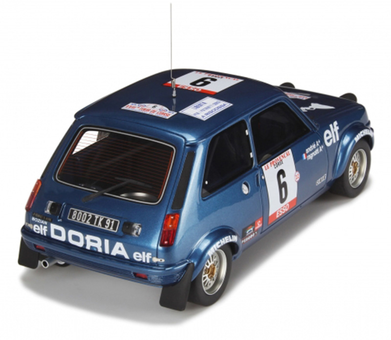 Renault 5 R5 Alpina 1979 Rally Tour de Corse Gr. 2 RAGNOTTI / ANDRIE 1:18