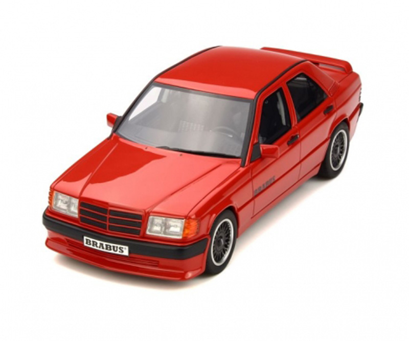 Mercreds Benz W201 190E 3.6S BRABUS rot 1:18