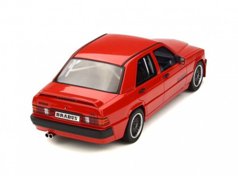 Mercreds Benz W201 190E 3.6S BRABUS rot 1:18