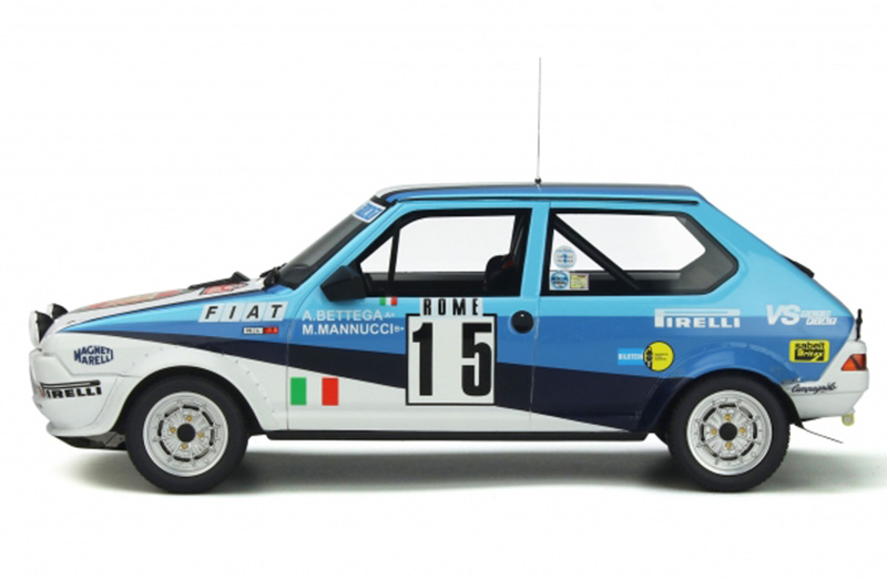 Fiat Ritmo Abarth Gr. 2 1980 Rally Monte Carlo Attilio BETTEGA / Mario MANNUCCI 1:18