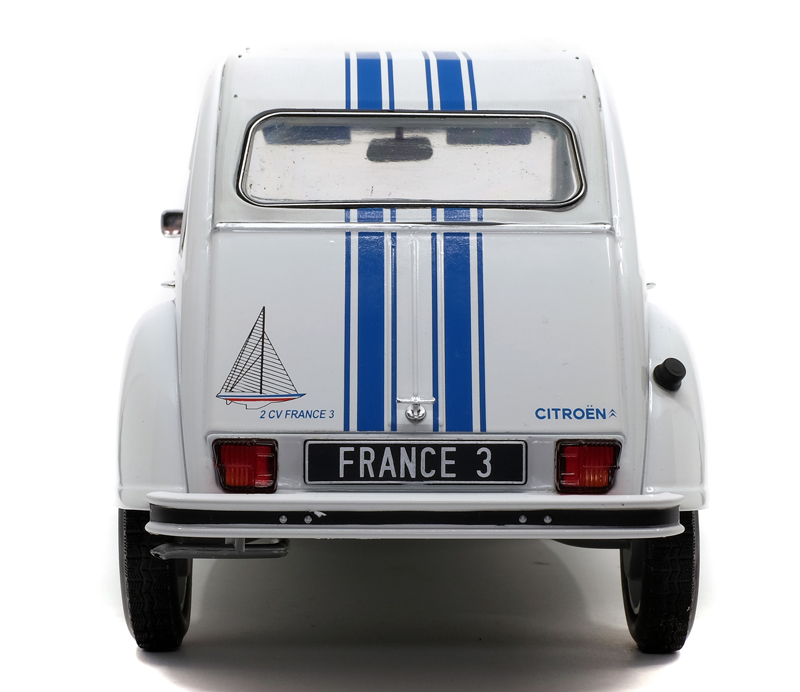 Citroen 2CV 6 2 CV 6 France 3 Transat 1983 weiss / blau 1:12