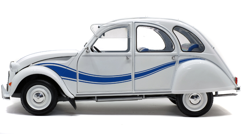 Citroen 2CV 6 2 CV 6 France 3 Transat 1983 weiss / blau 1:12