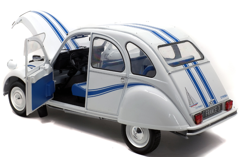 Citroen 2CV 6 2 CV 6 France 3 Transat 1983 weiss / blau 1:12