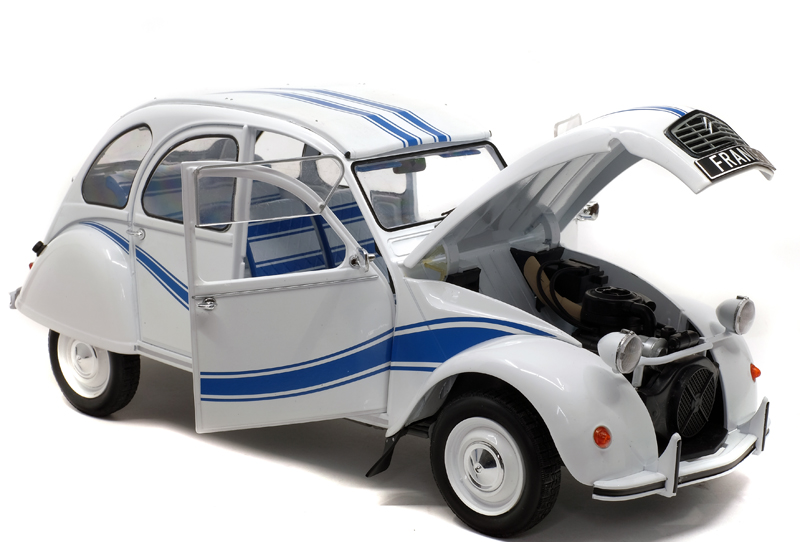 Citroen 2CV 6 2 CV 6 France 3 Transat 1983 weiss / blau 1:12