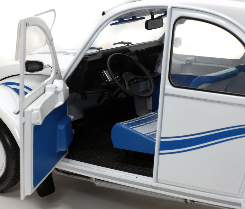 Citroen 2CV 6 2 CV 6 France 3 Transat 1983 weiss / blau 1:12