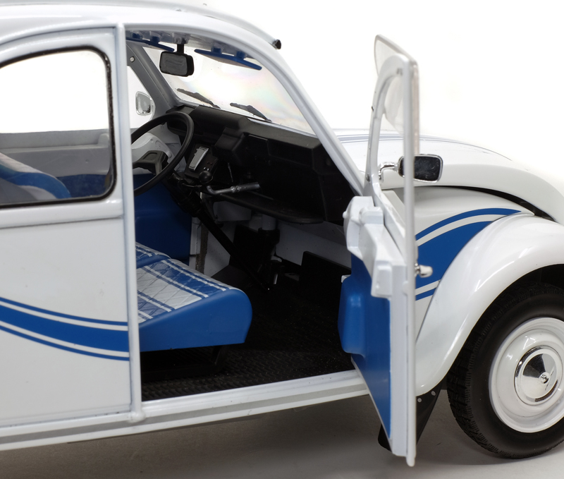 Citroen 2CV 6 2 CV 6 France 3 Transat 1983 weiss / blau 1:12